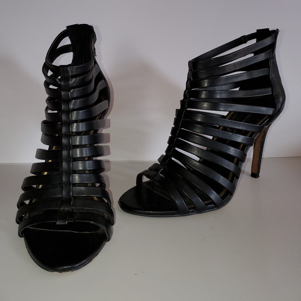 Black Strappy Heels